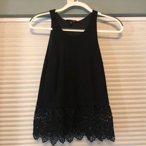 Jessica Simpson Lace Bottom Tank